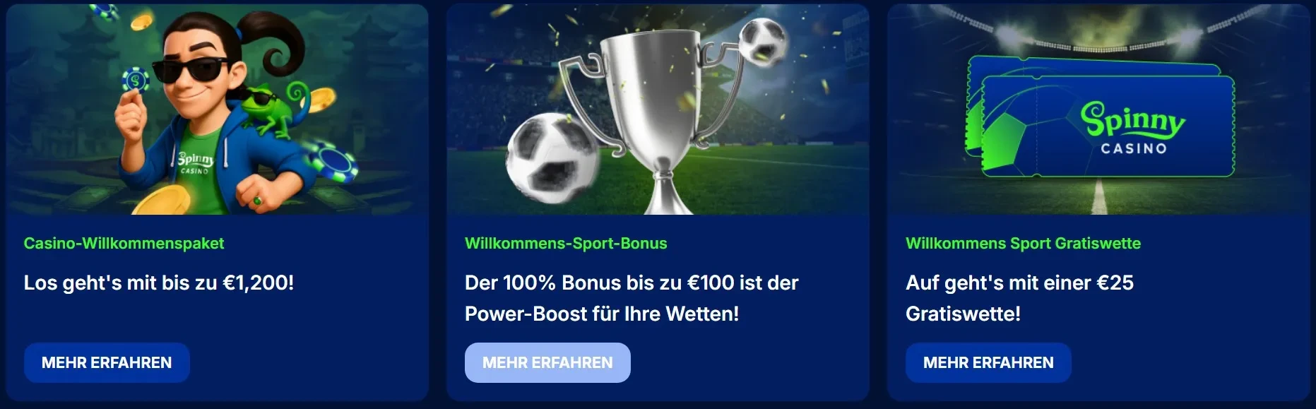 Willkommensbonus Casino